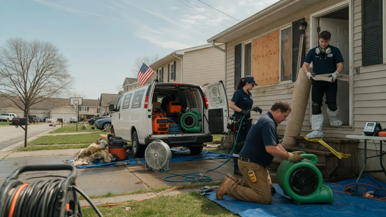 Water Damage Restoration in Taswell, IN near me